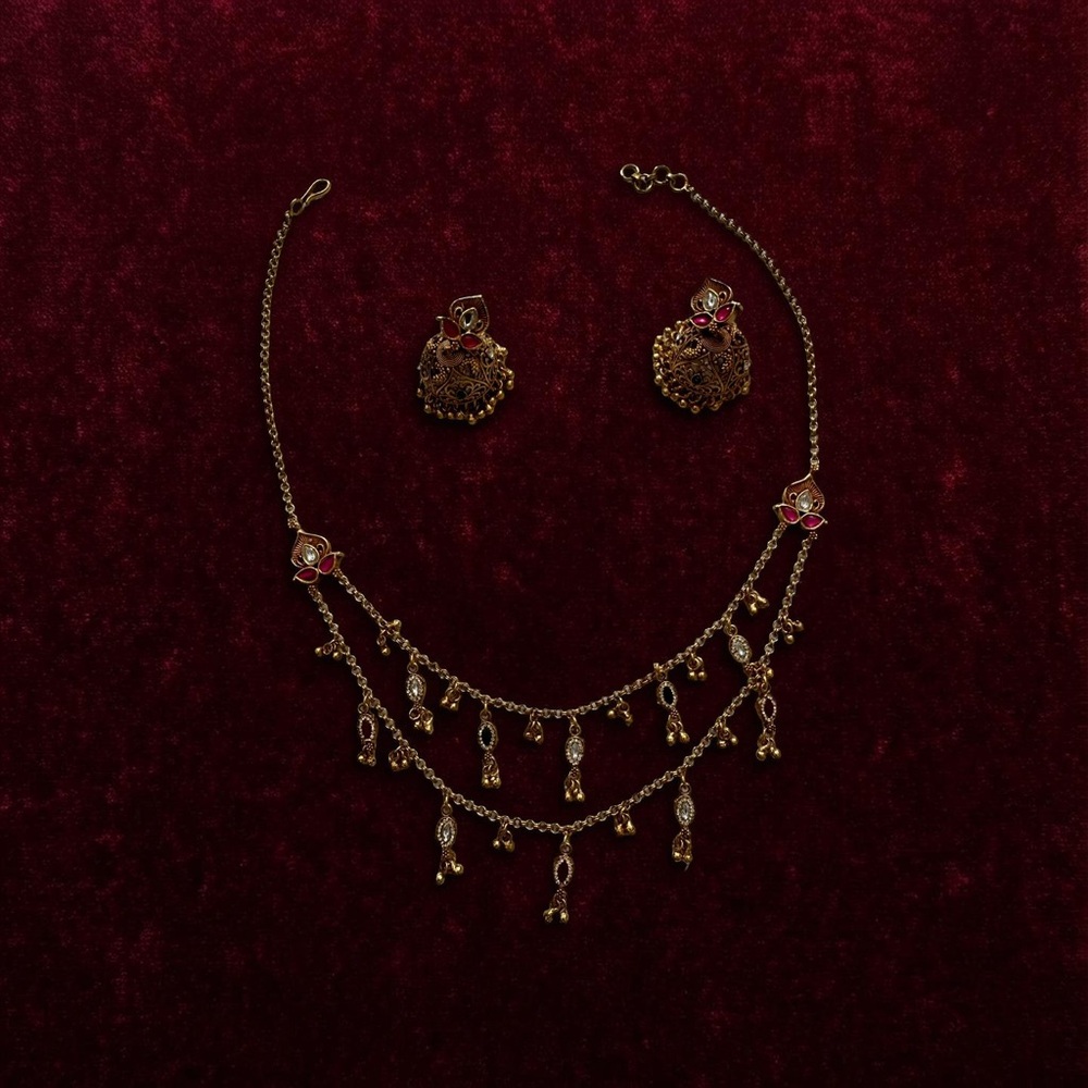 Beautiful 2 Layers Jewelry Set